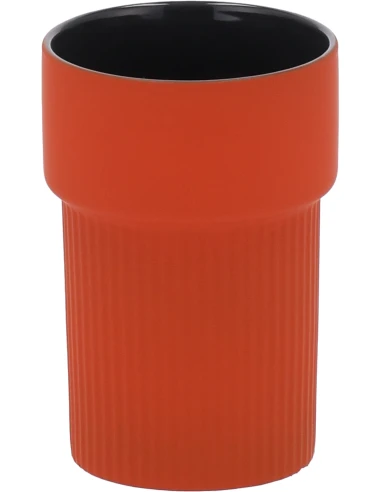 Kubek ceramiczny 300 ml MALTA – pomarańczowy
