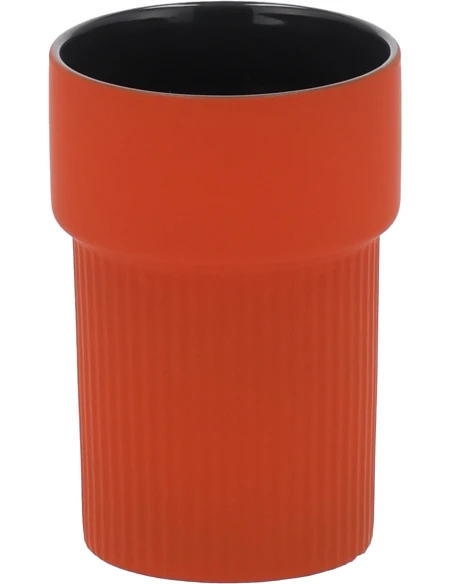 Kubek ceramiczny 300 ml MALTA – pomarańczowy