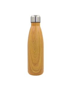 Butelka termiczna Woody 500 ml, brązowy
