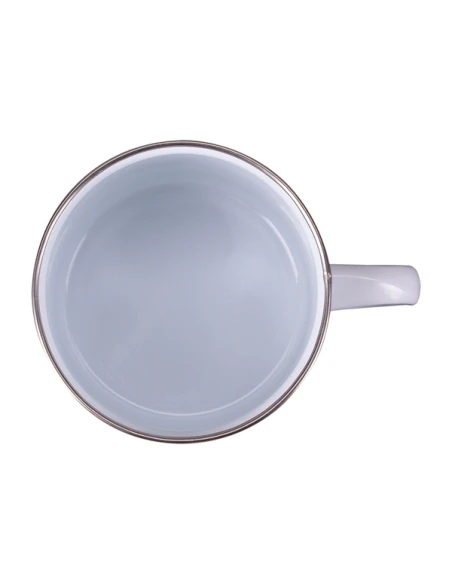 Kubek emaliowany z powłoką sublimacyjną Odis 500 ml, biały