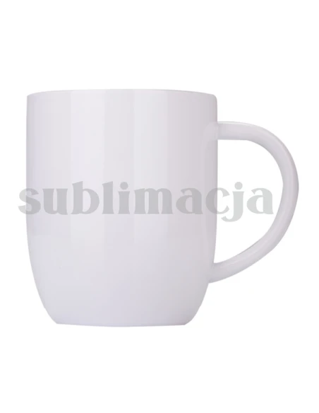 Kubek stalowy Day Alis z powłoką sublimacyjną 350 ml, biały