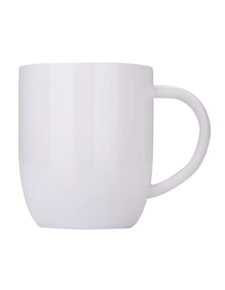 Kubek stalowy Day Alis z powłoką sublimacyjną 350 ml, biały