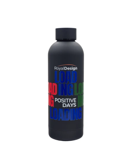 Butelka termiczna Mendoza 500 ml, czarny
