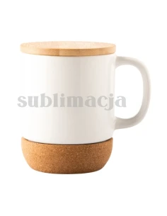 Kubek ceramiczny z powłoką sublimacyjną Giulio, biały