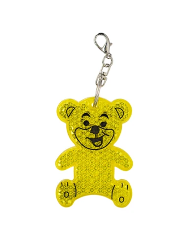 Brelok Teddy, żółty jasny