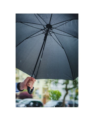 Elegancki parasol Lausanne, czarny - druga jakość