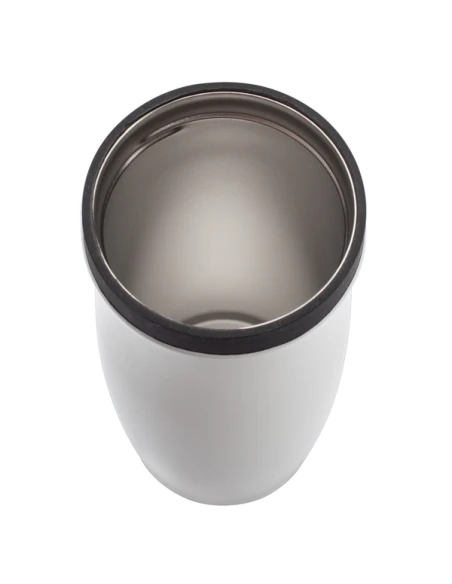 Kubek termiczny Viki 390 ml, czarny/biały