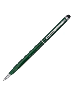 Długopis aluminiowy Touch Tip, ciemny zielony 2
