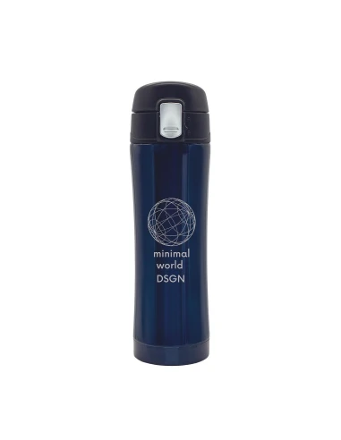 Kubek termiczny Secure 400 ml, granatowy