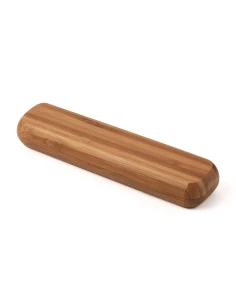 Długopis Vizela w bambusowym etui, brązowy 2