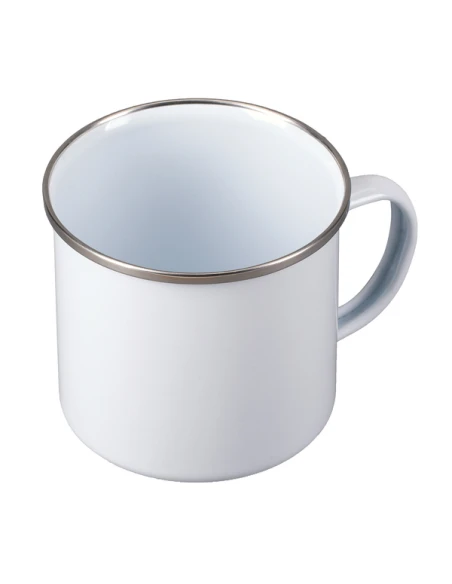 Kubek emaliowany Oldie 500 ml, biały - druga jakość