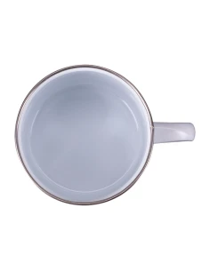 Kubek emaliowany Oldie 500 ml, biały - druga jakość 2