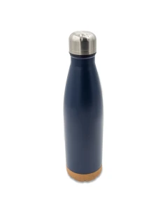 Butelka termiczna z korkowym spodem Jowi 500 ml, granatowy