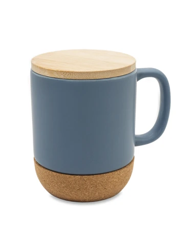 Kubek ceramiczny z bambusową przykrywką Giulia...