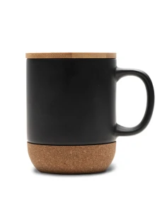 Kubek ceramiczny z bambusową przykrywką Giulia 400 ml,...