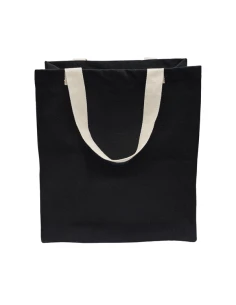 Torba z bawełny 340 g/m2 Lisburn, czarny
