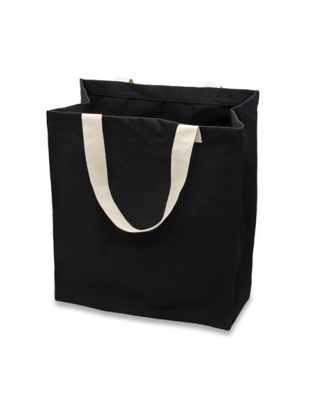 Torba z bawełny 340 g/m2 Lisburn, czarny