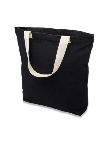 Torba z bawełny 340 g/m2 Batley, czarny