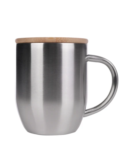 Kubek stalowy Maloy 350 ml , srebrny