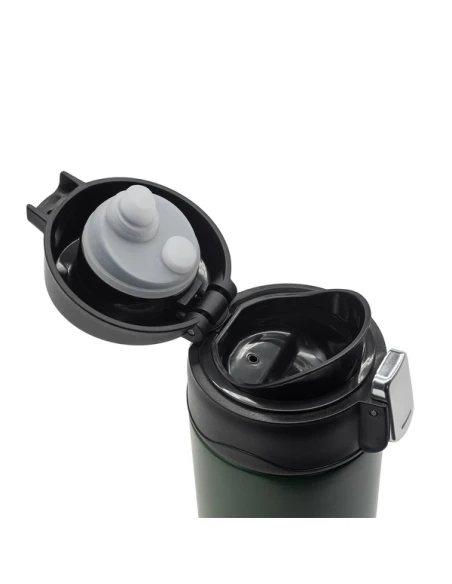 Kubek termiczny Bergen 340 ml, ciemny zielony
