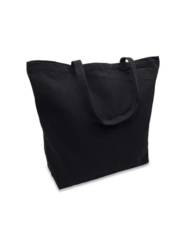 Torba z bawełny 340g/m2 Kinia, czarny