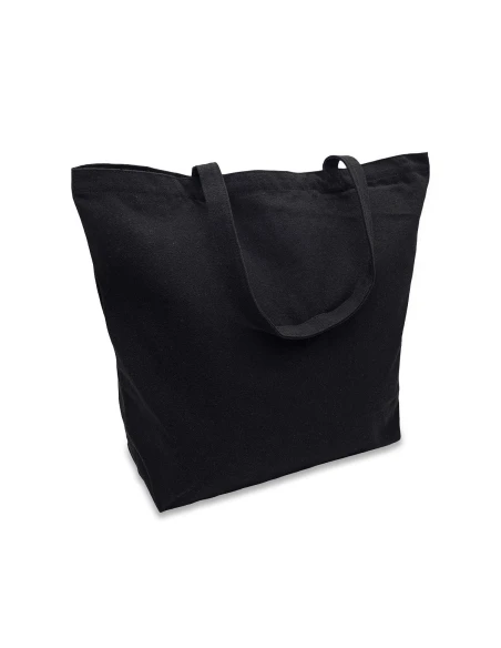 Torba z bawełny 340g/m2 Kinia, czarny