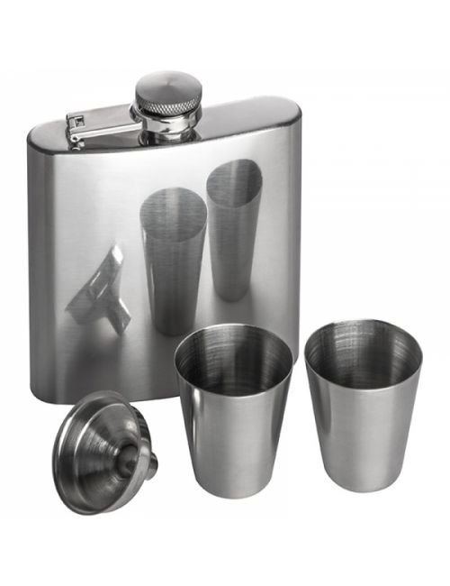 Piersiówka z 2 kieliszkami SANDVIKEN