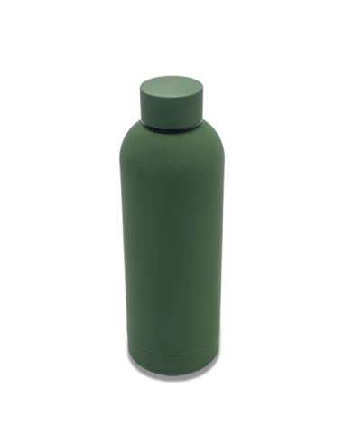 Butelka termiczna Mendoza 500 ml, ciemny zielony