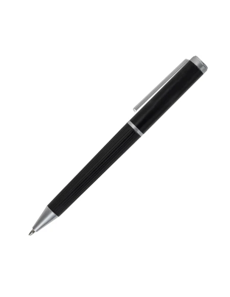 Zestaw upominkowy notes z długopisem Lovini, czarny