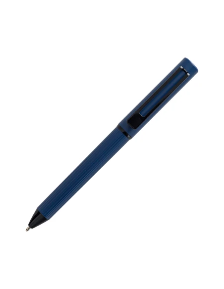 Zestaw upominkowy notes z długopisem Lovina, granatowy