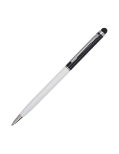 Długopis aluminiowy Touch Tipo, biały