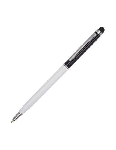 Długopis aluminiowy Touch Tipo, biały