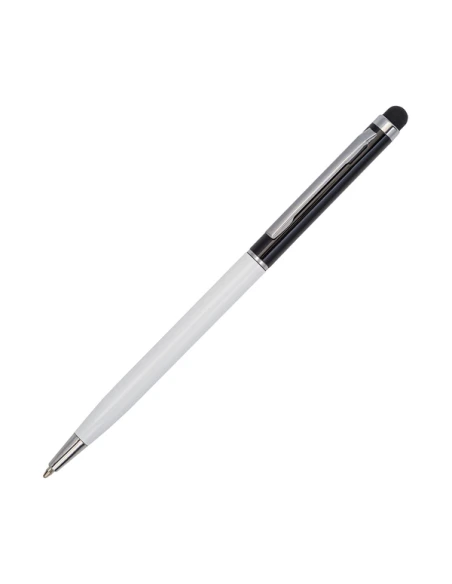Długopis aluminiowy Touch Tipo, biały