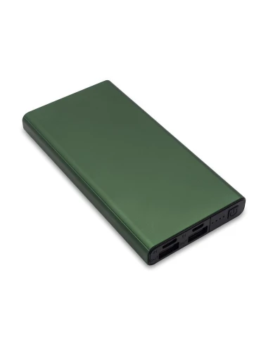 Power bank 10000 mAh Banco, ciemny zielony