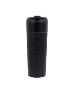 Kubek termiczny z french press Aspet 450 ml, czarny