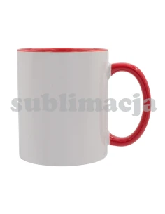 Kubek z powłoką sublimacyjną Gaeta 330 ml, czerwony