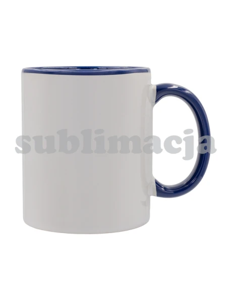 Kubek z powłoką sublimacyjną Gaeta 330 ml, granatowy