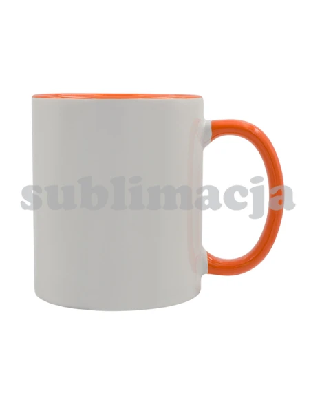 Kubek z powłoką sublimacyjną Gaeta 330 ml, pomarańczowy