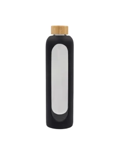 Butelka ze szkła borokrzemowego Richmond 1100 ml, czarny