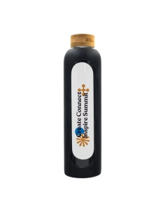 Butelka ze szkła borokrzemowego Richmond 1100 ml, czarny 2