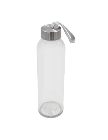 Butelka szklana Aqua Flow 500 ml, transparentny
