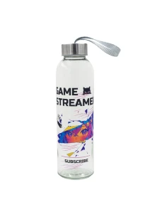 Butelka szklana Aqua Flow 500 ml, transparentny 2