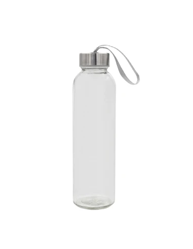Butelka szklana Aqua Flow 500 ml, transparentny