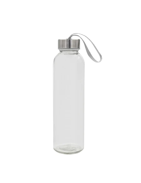 Butelka szklana Aqua Flow 500 ml, transparentny