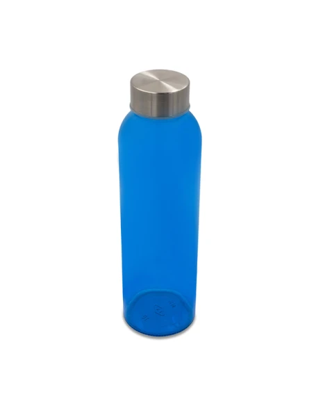 Kolorowa, szklana butelka Aqua Kuba 500 ml, niebieski