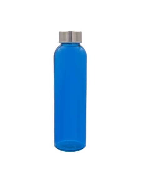 Kolorowa, szklana butelka Aqua Kuba 500 ml, niebieski