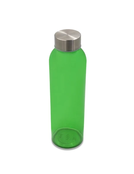 Kolorowa, szklana butelka Aqua Kuba 500 ml, zielony