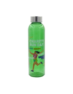 Kolorowa, szklana butelka Aqua Kuba 500 ml, zielony 2
