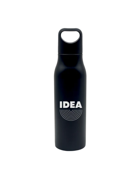 Butelka stalowa Bary 800 ml, czarny