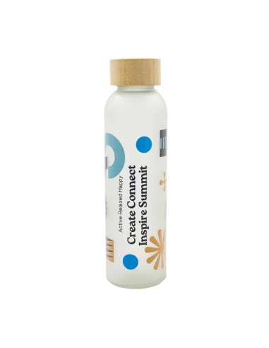 Butelka szklana Melbourne 500 ml, biały
